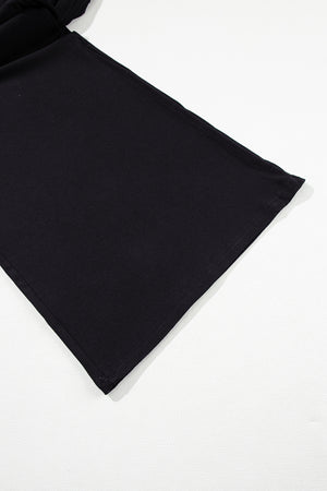 Black Cinched Waist Sleeveless Wide Leg Jumpsuit-15