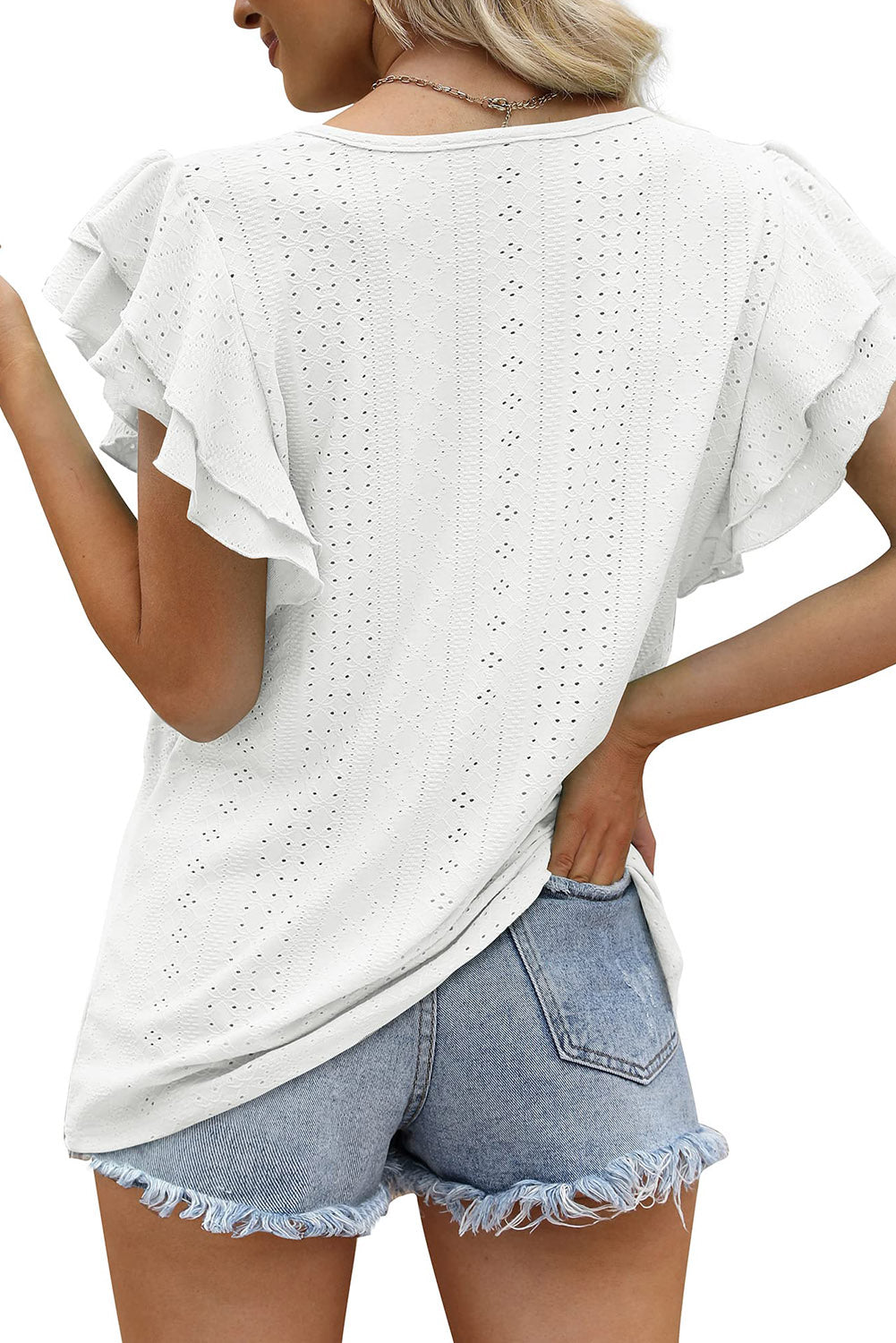 ΑΜΕΣΑ ΔΙΑΘΕΣΙΜΟ: άσπρο κοντομάνικο μπλουζάκι SOO WHITE