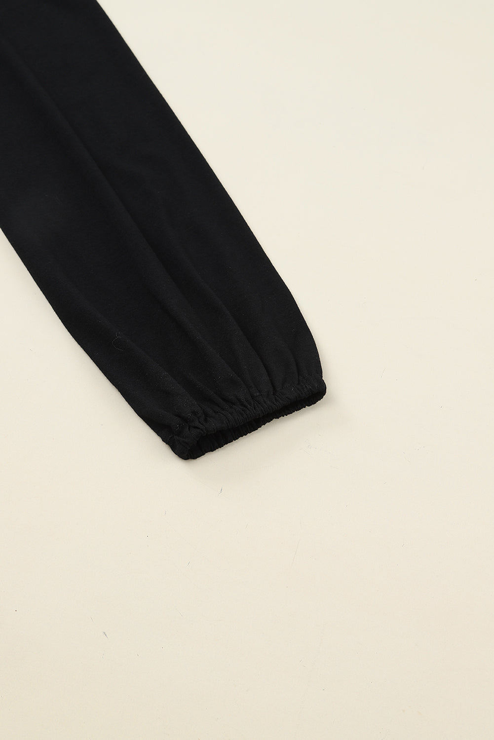 Black Button Up High Waist Long Sleeve Dress-8