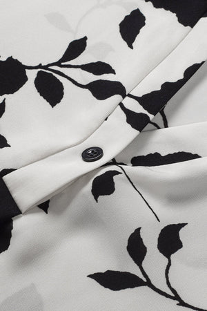 ΑΜΕΣΑ ΔΙΑΘΕΣΙΜΟ: φλοράλ κοντομάνικο μπλουζάκι ELVIE WHITE