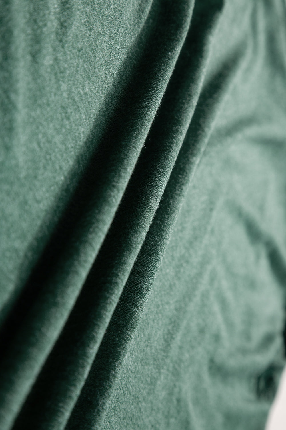 Blackish Green Crochet Lace Detail Oversized Tee-10