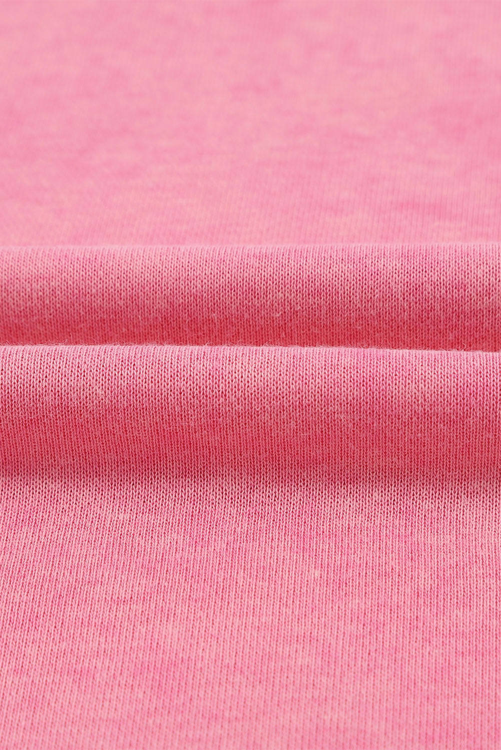 Pink Drop Shoulder Ribbed Trim Oversized Sweatshirt-9