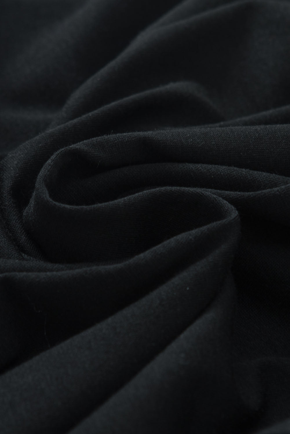 Black Contrast Lace Sleeve Keyhole Decor Top-10