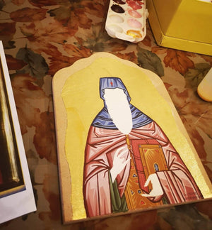 Χειροποίητη εικόνα σε ξύλο: Άγιος Γεώργιος ο Νεαπολίτης