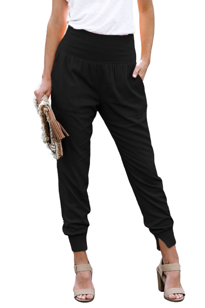 μαύρο παντελόνι με τσέπες ISABELL BLACK