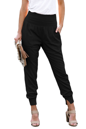 μαύρο παντελόνι με τσέπες ISABELL BLACK