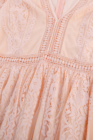 ΑΜΕΣΑ ΔΙΑΘΕΣΙΜΟ: ροζ μάξι δαντελένιο φόρεμα JOSEPH PINK