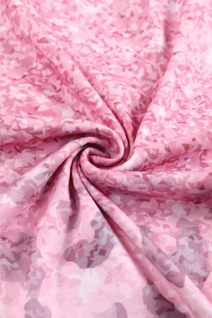 ΑΜΕΣΑ ΔΙΑΘΕΣΙΜΟ: ροζ λεοπάρ μακρύ τοπ με ανοιχτό ώμο NIA