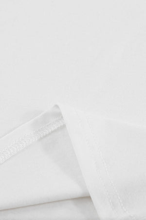 ΑΜΕΣΑ ΔΙΑΘΕΣΙΜΟ: άσπρο λεοπάρ μπλουζάκι με ανοιχτό τον ώμο CHERLY WHITE