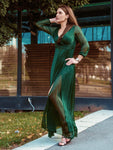 ΑΜΕΣΑ ΔΙΑΘΕΣΙΜΟ: Μάξι φόρεμα MAJORIE GREEN  (ΝΟΥΜΕΡΑ ΜΕΧΡΙ 7XL - EU58)