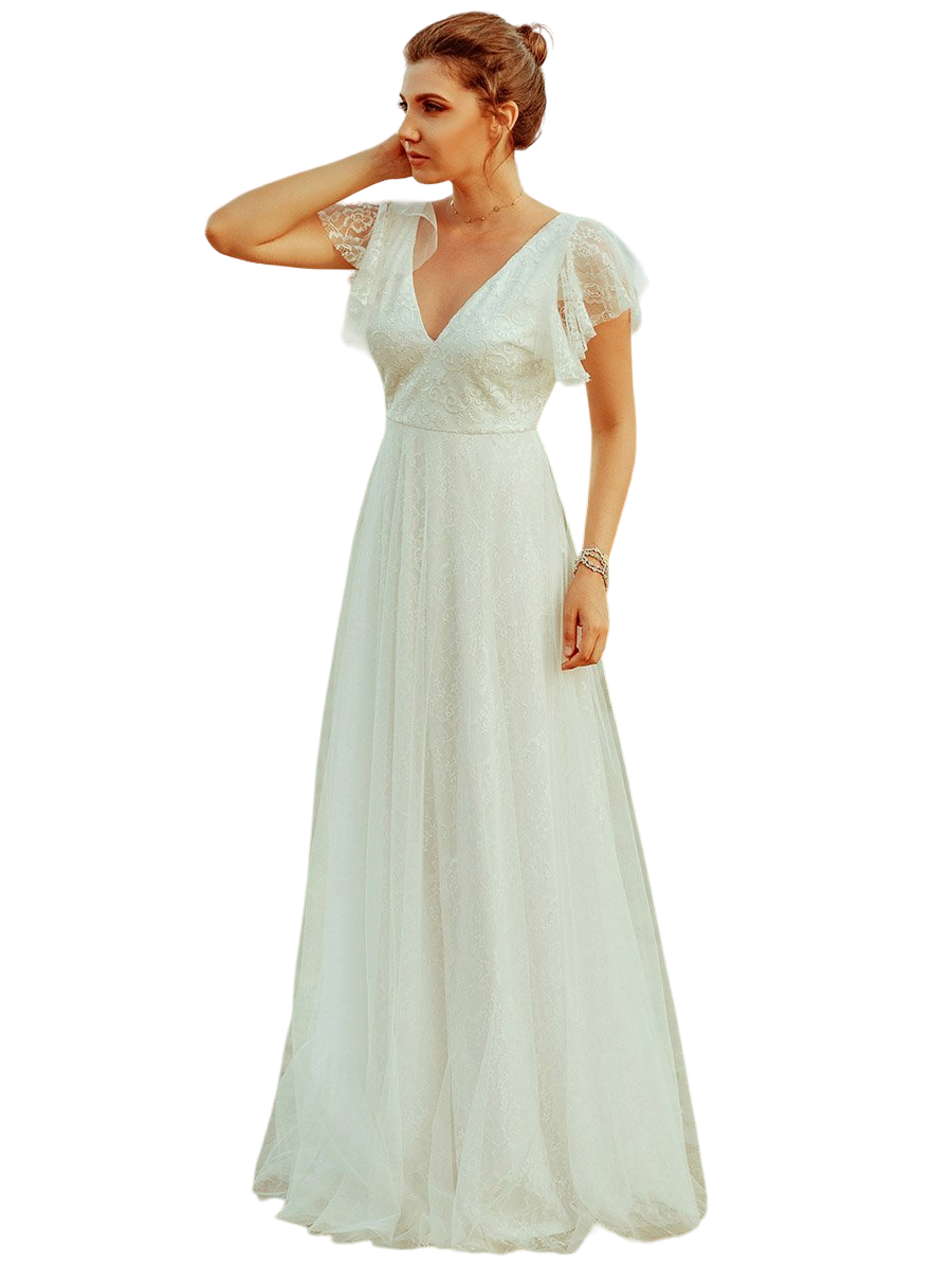ΑΜΕΣΑ ΔΙΑΘΕΣΙΜΟ: Μάξι άσπρο φόρεμα PRINCESS WHITE  (ΝΟΥΜΕΡΑ ΜΕΧΡΙ 7XL - EU58)