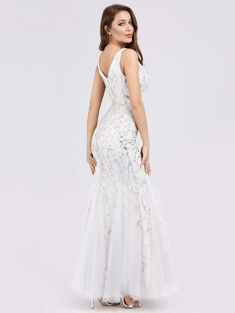 ΑΜΕΣΑ ΔΙΑΘΕΣΙΜΟ: Αμάνικο μάξι φόρεμα VALENTINA WHITE  (ΝΟΥΜΕΡΑ ΜΕΧΡΙ EU54)