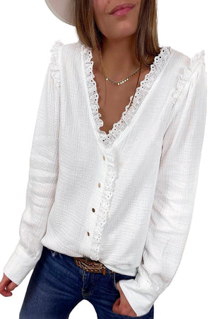 ΑΜΕΣΑ ΔΙΑΘΕΣΙΜΟ: άσπρο μπλουζάκι  με V ντεκολτέ JEANA WHITE
